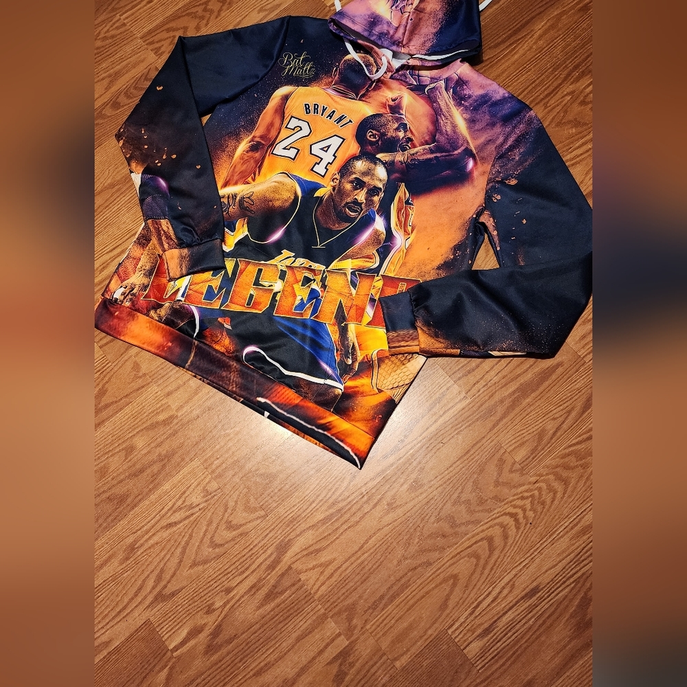 Lakers‎ Kobe Bryant hoodie xxl unbranded front pocket - Picture 10 of 10